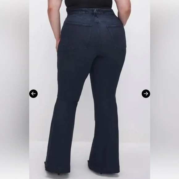 Good American Dark Blue Women Jeans - Picture 2 of 9